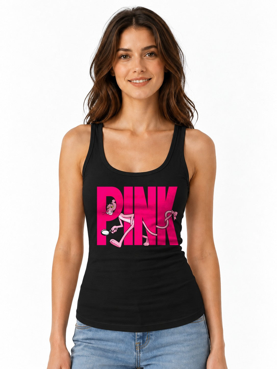 Pink Panther Wordmark - Black
