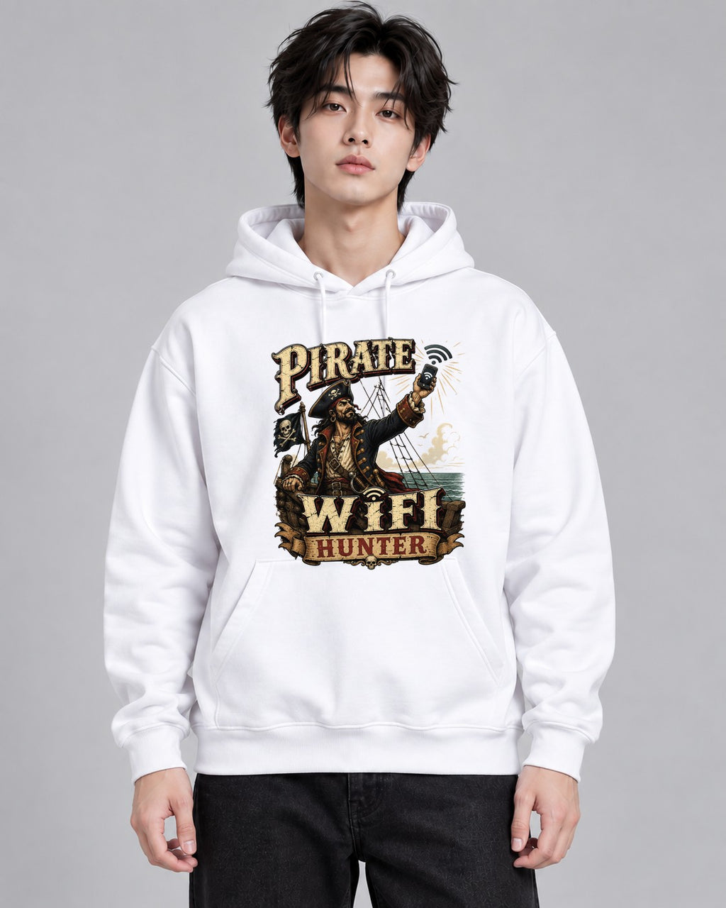 Pirate WiFi Hunter Searching for Sig - White