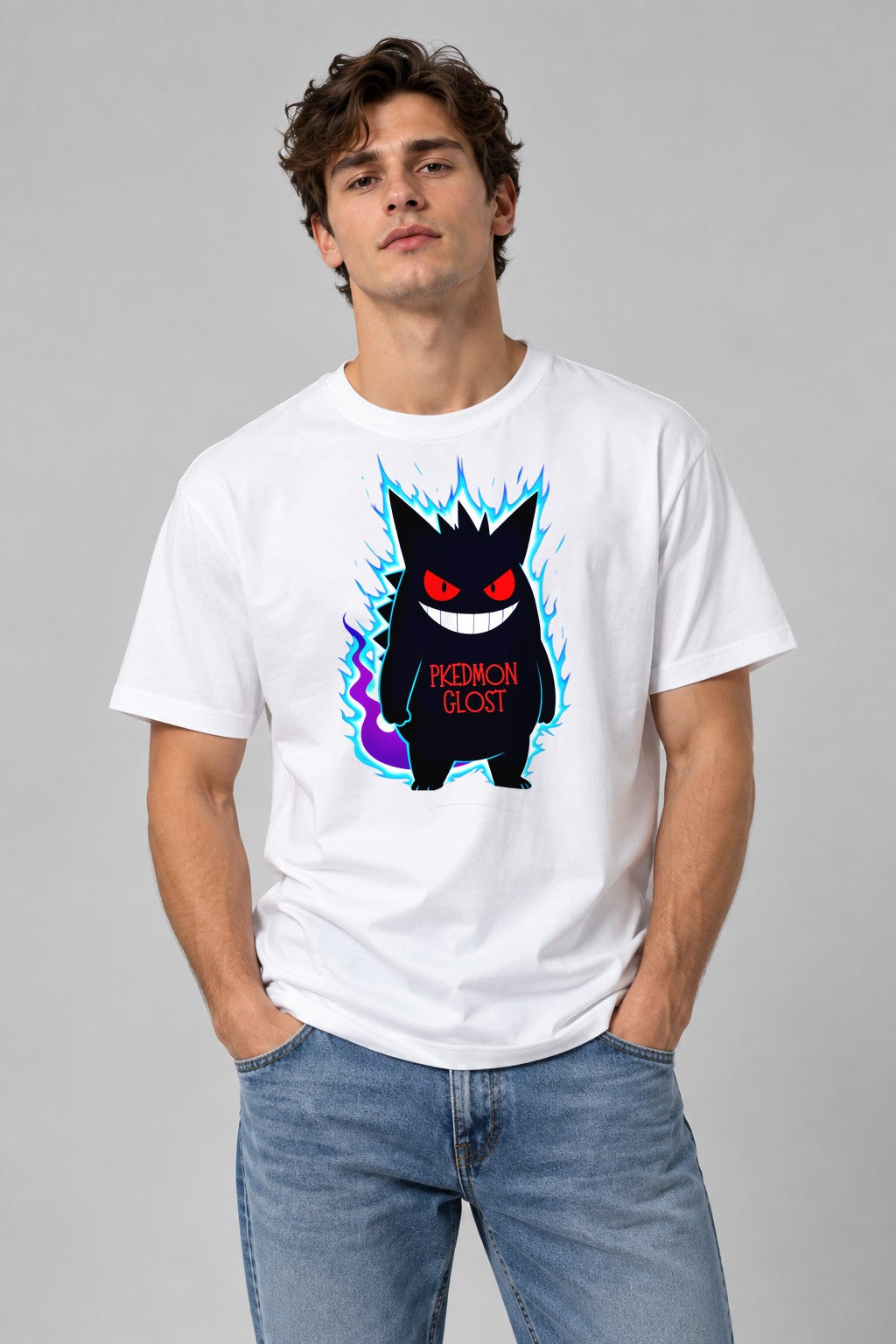 Pkedmon Ghost - White
