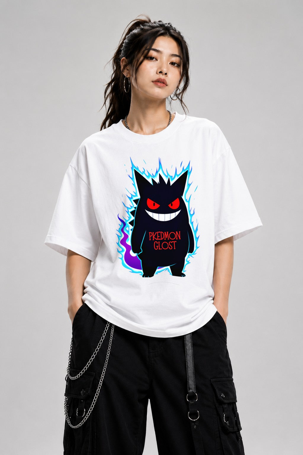 Pkedmon Ghost - White