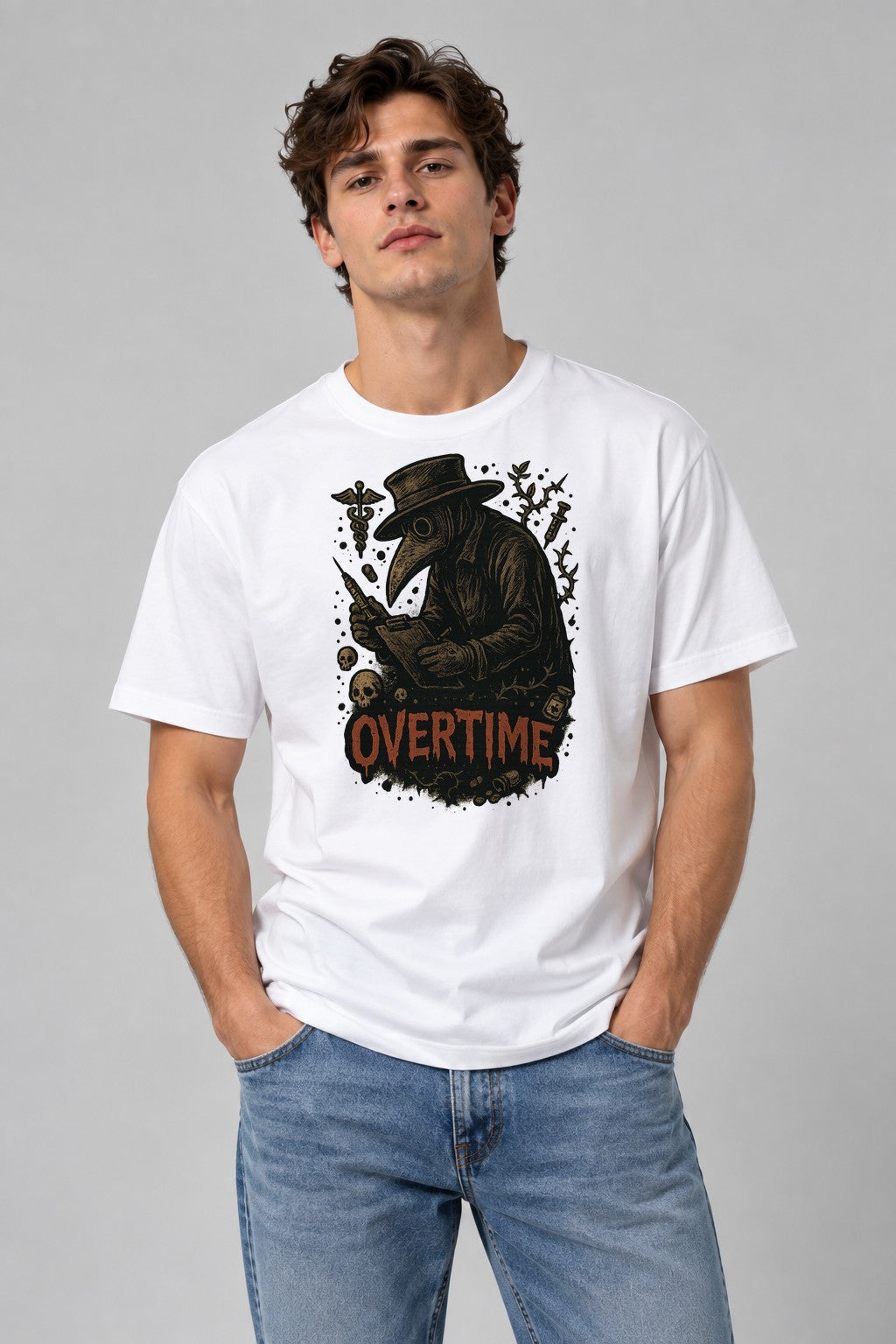 Plague Doctor Overtime - White