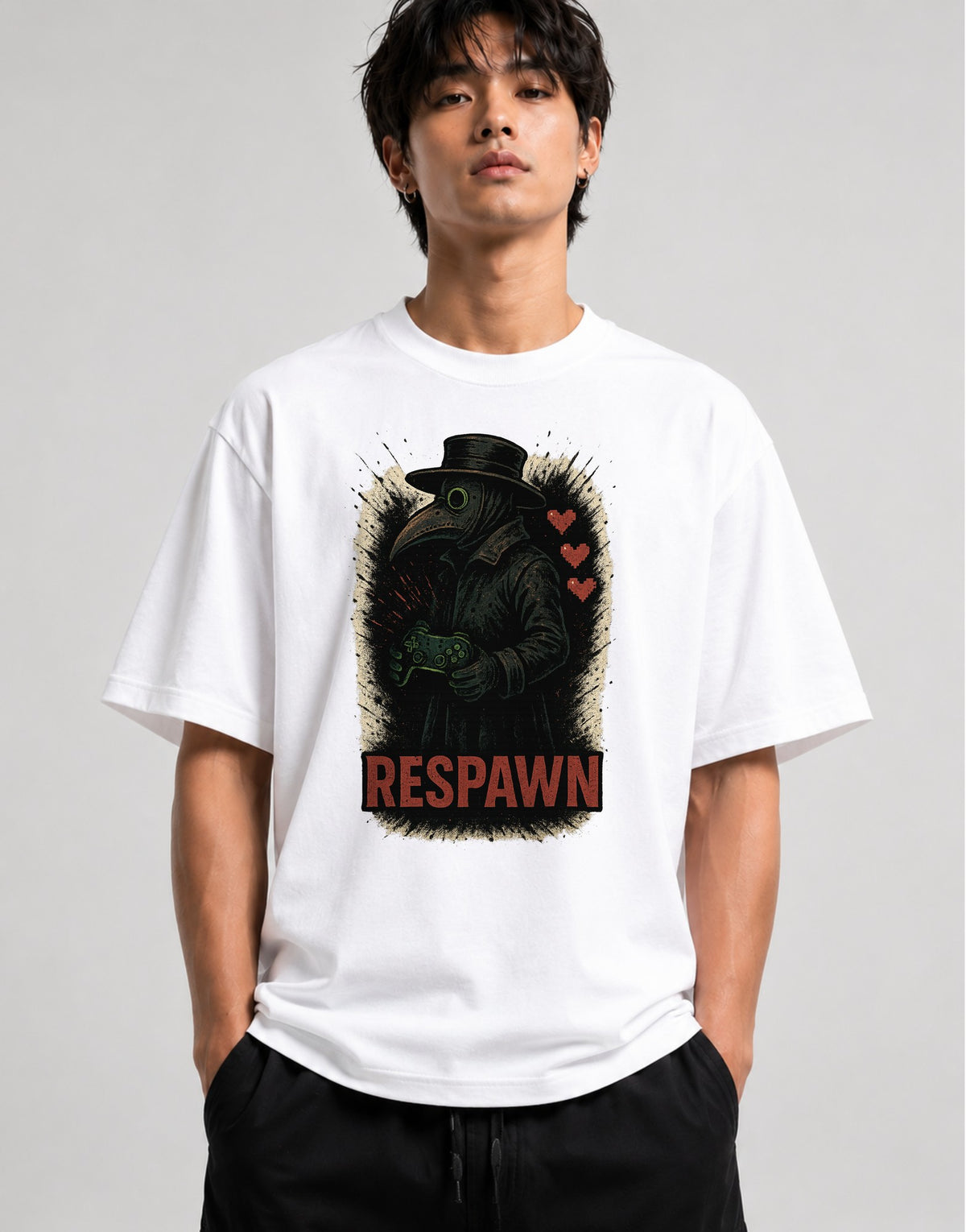 Plague Gamer Respawn - White