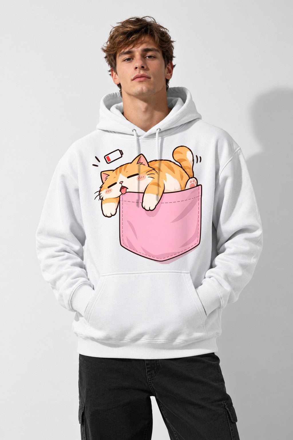 Pocket Cat Nap - White