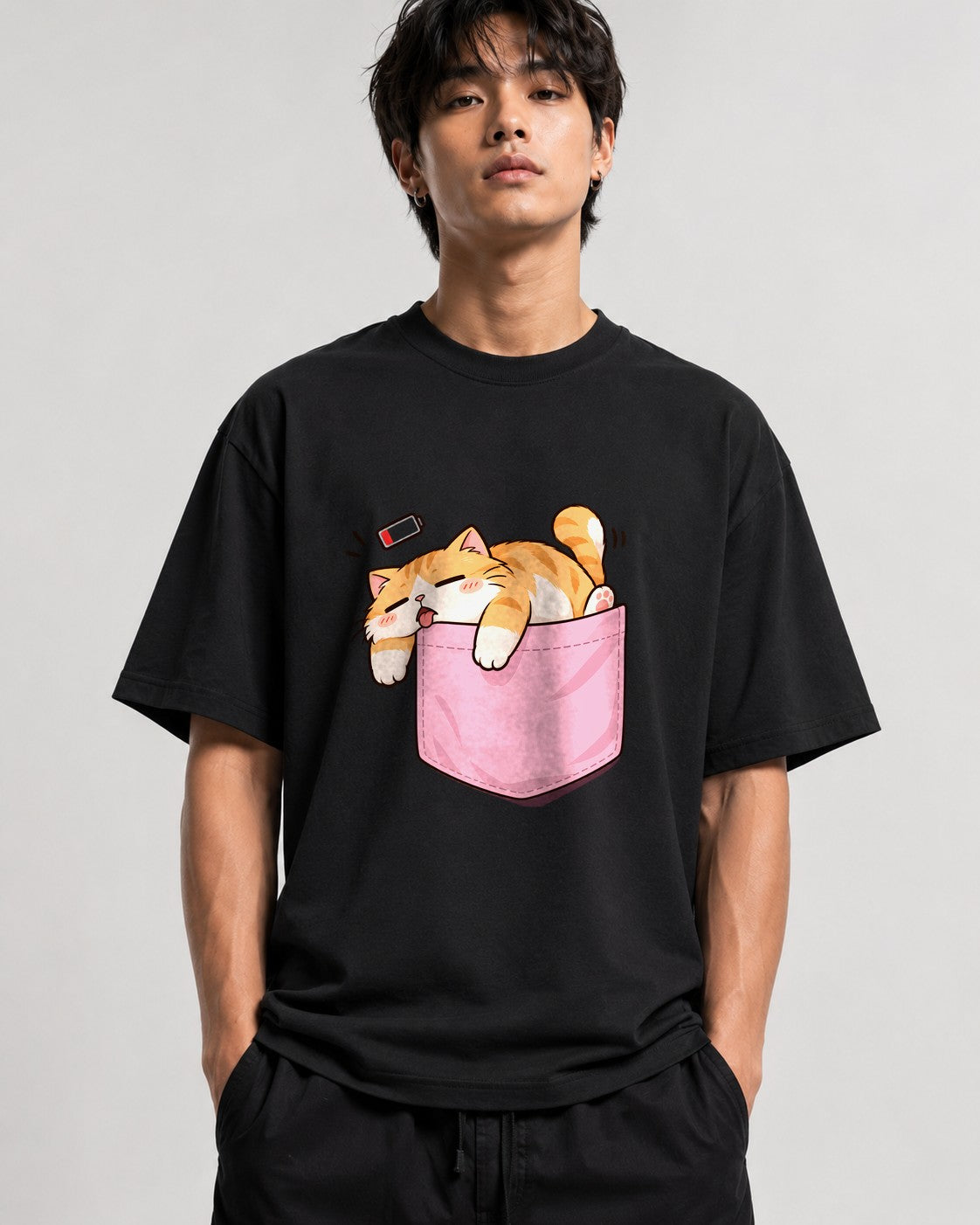 Pocket Cat Nap - Black