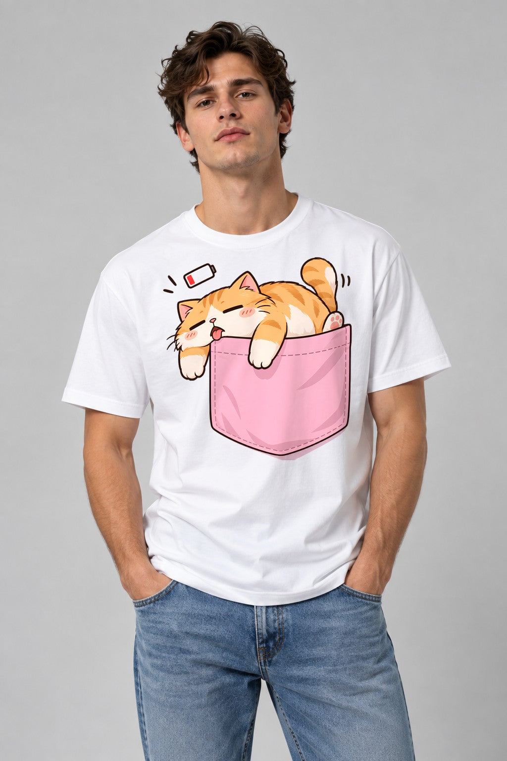 Pocket Cat Nap - White