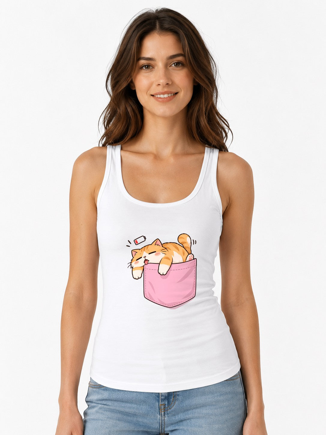 Pocket Cat Nap - White
