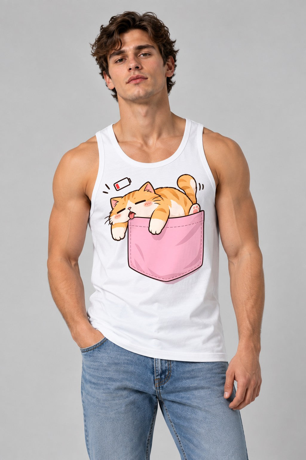 Pocket Cat Nap - White