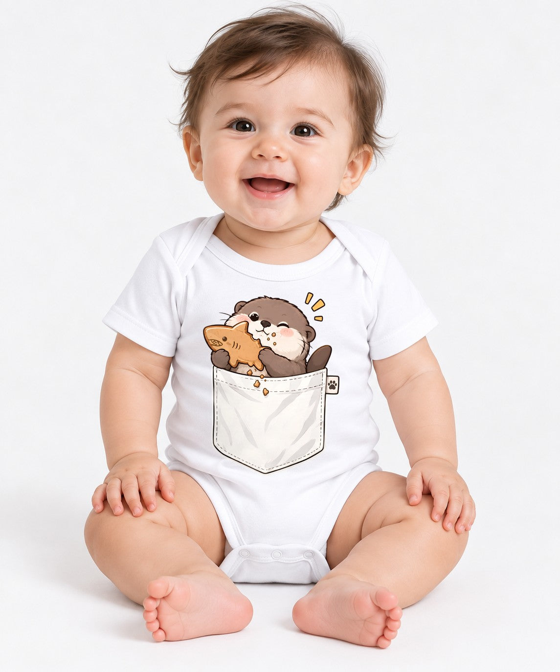 Pocket Otter Snack - White