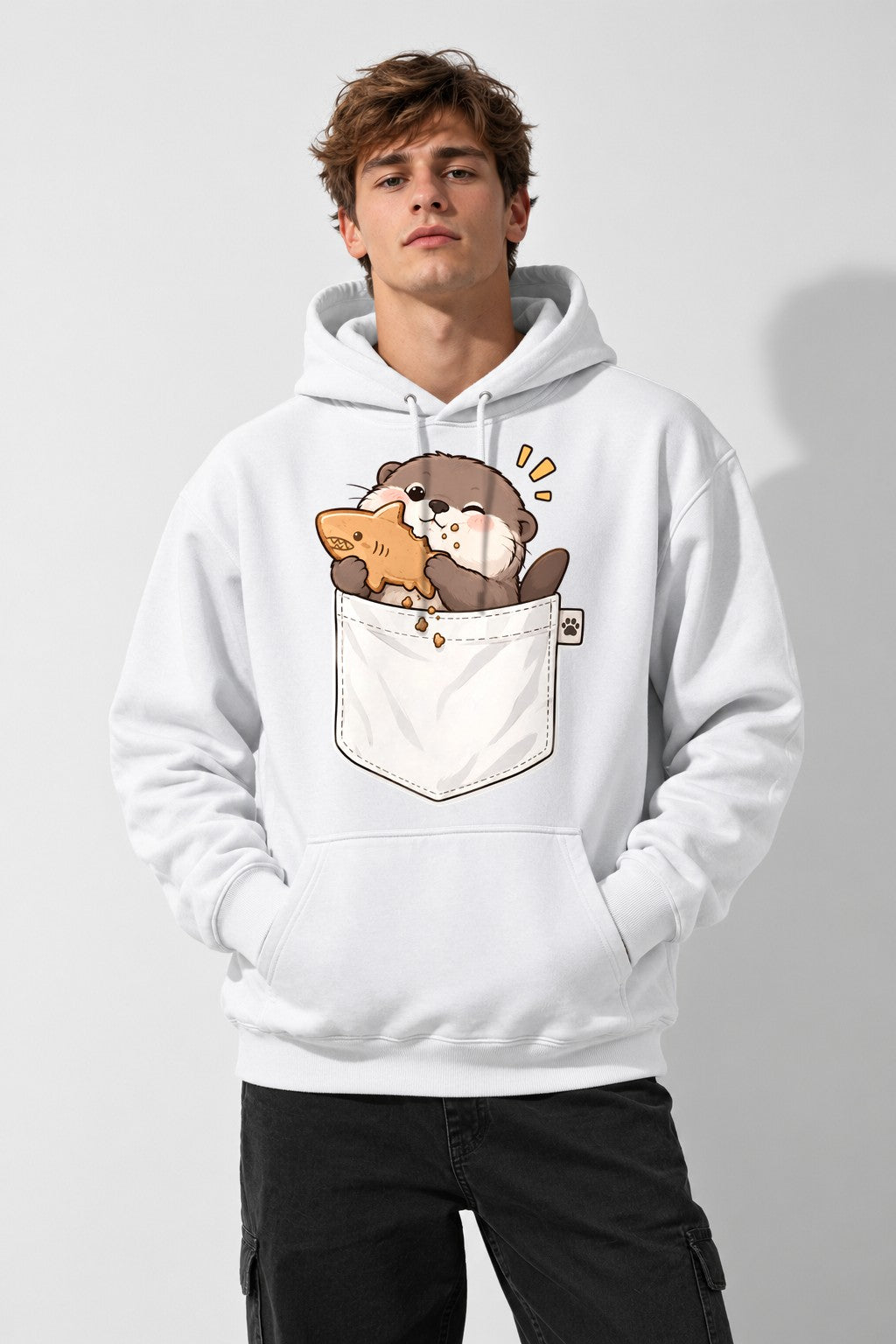 Pocket Otter Snack - White