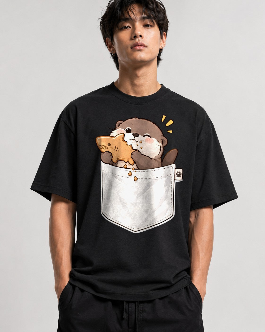 Pocket Otter Snack - Black