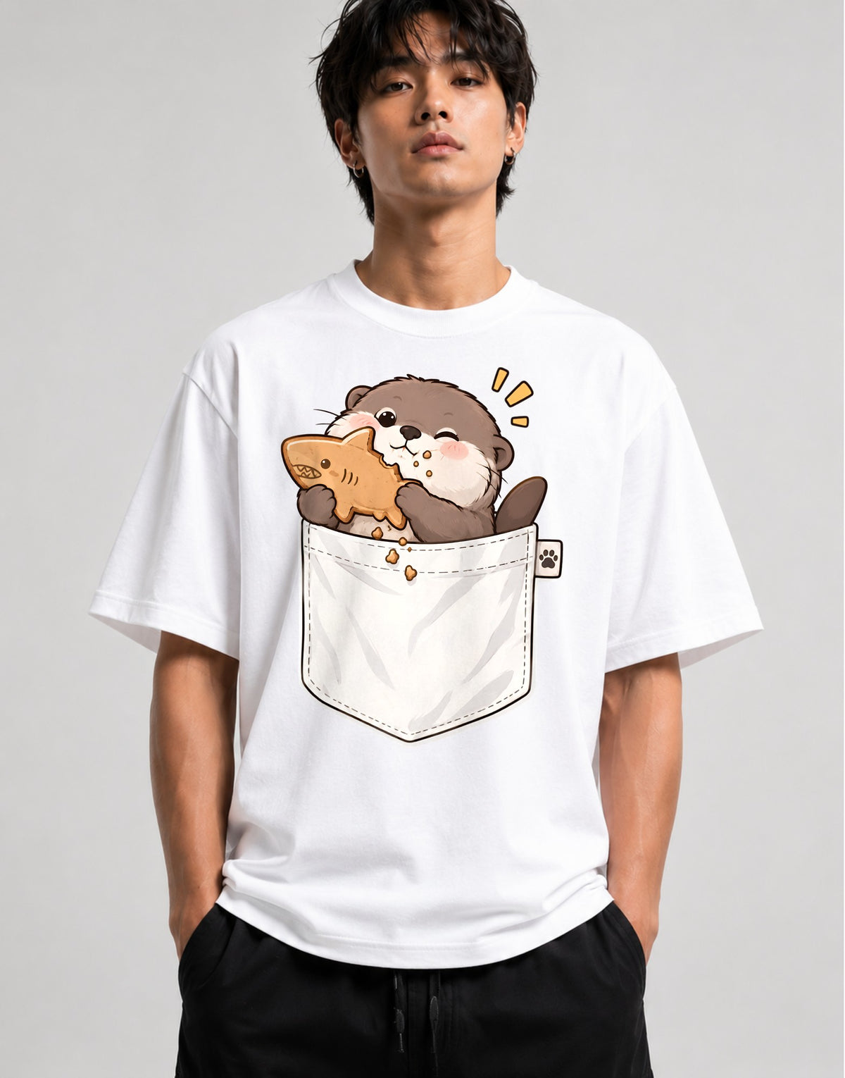 Pocket Otter Snack - White