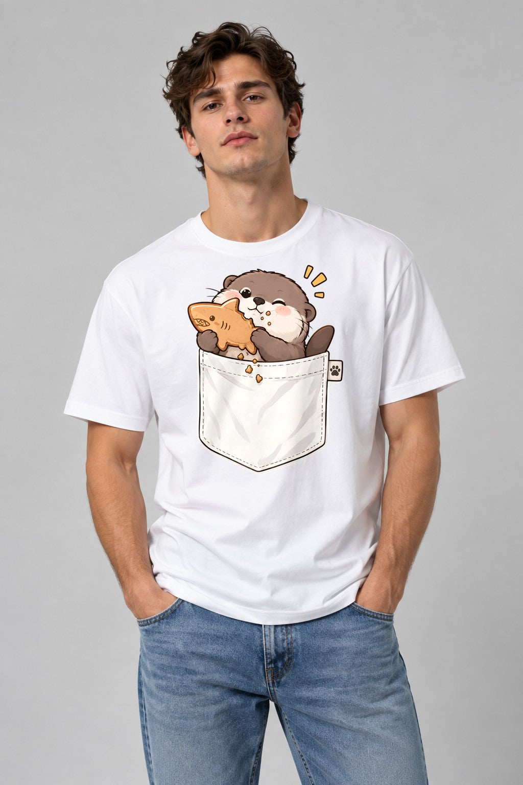 Pocket Otter Snack - White