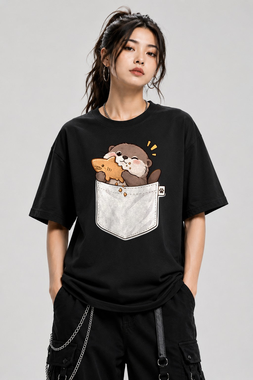 Pocket Otter Snack - Black