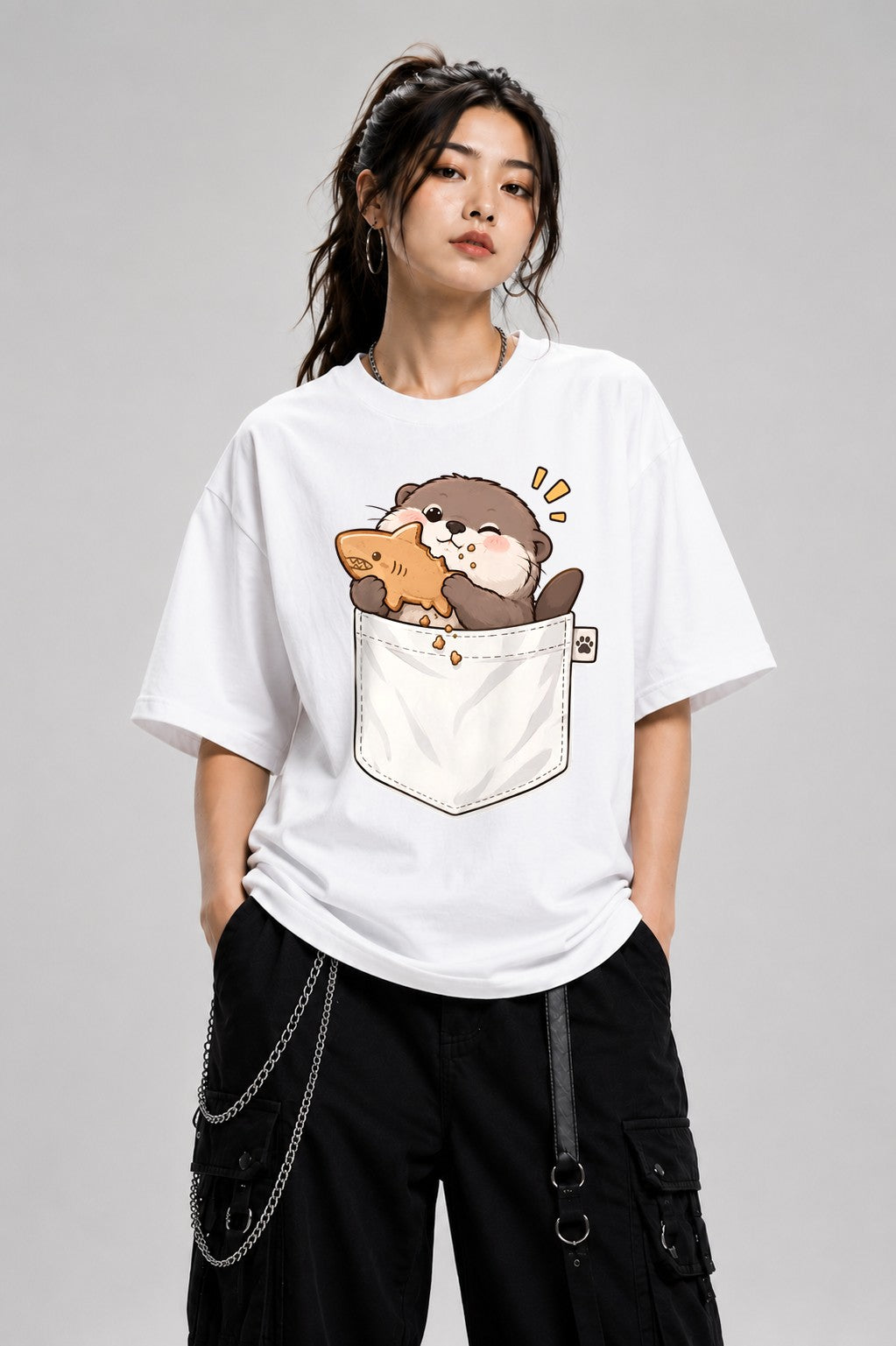 Pocket Otter Snack - White