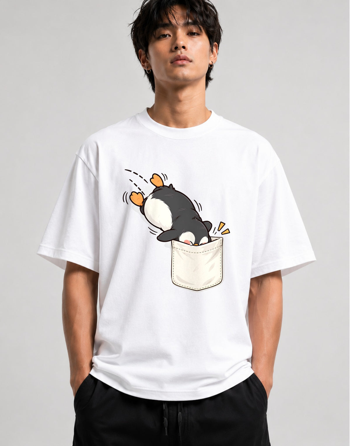 Pocket Penguin - White