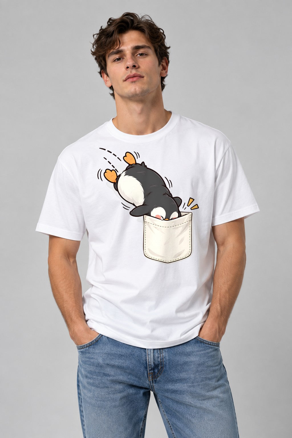 Pocket Penguin - White