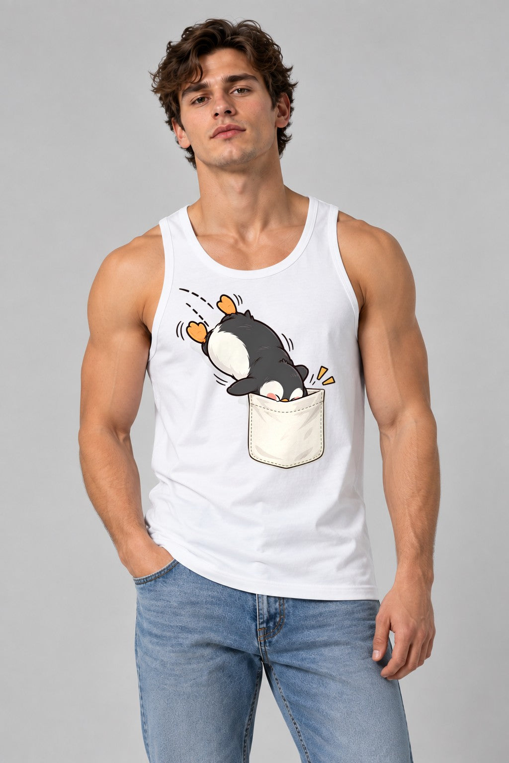 Pocket Penguin - White