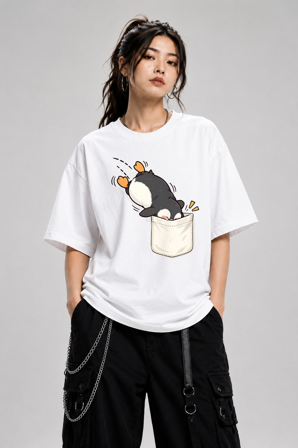 Pocket Penguin - White