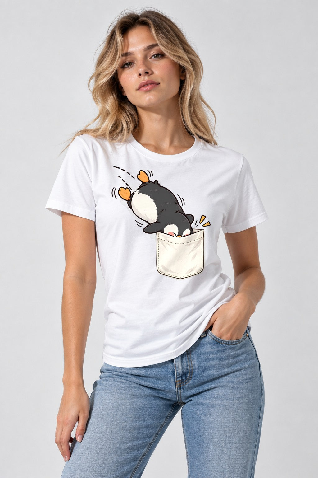 Pocket Penguin - White