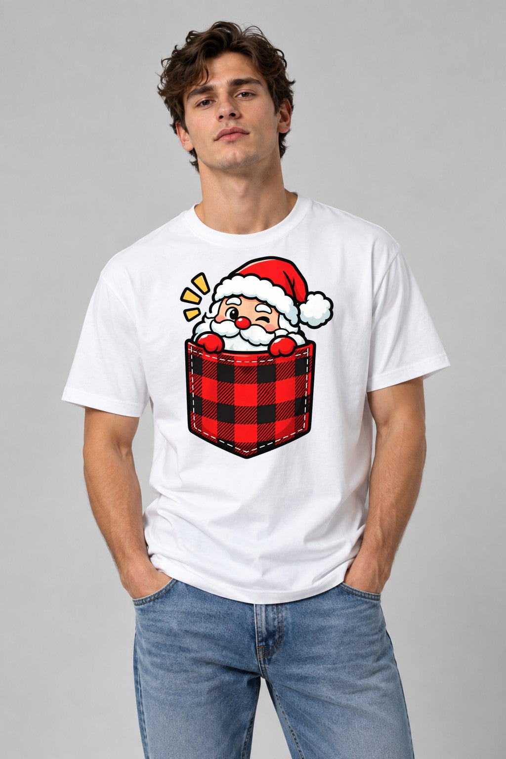 Pocket Santa - White