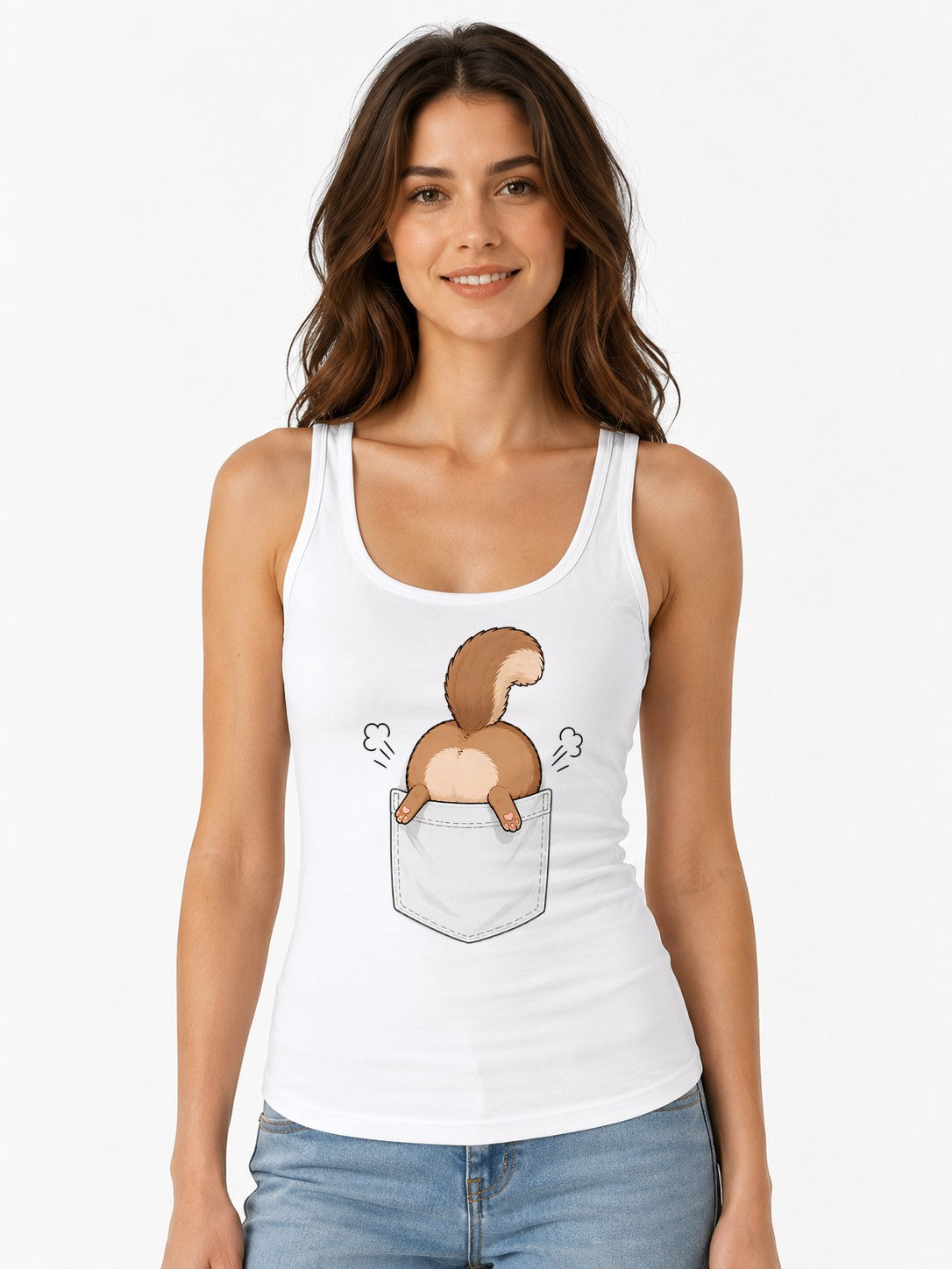 Pocket Squirrel - White