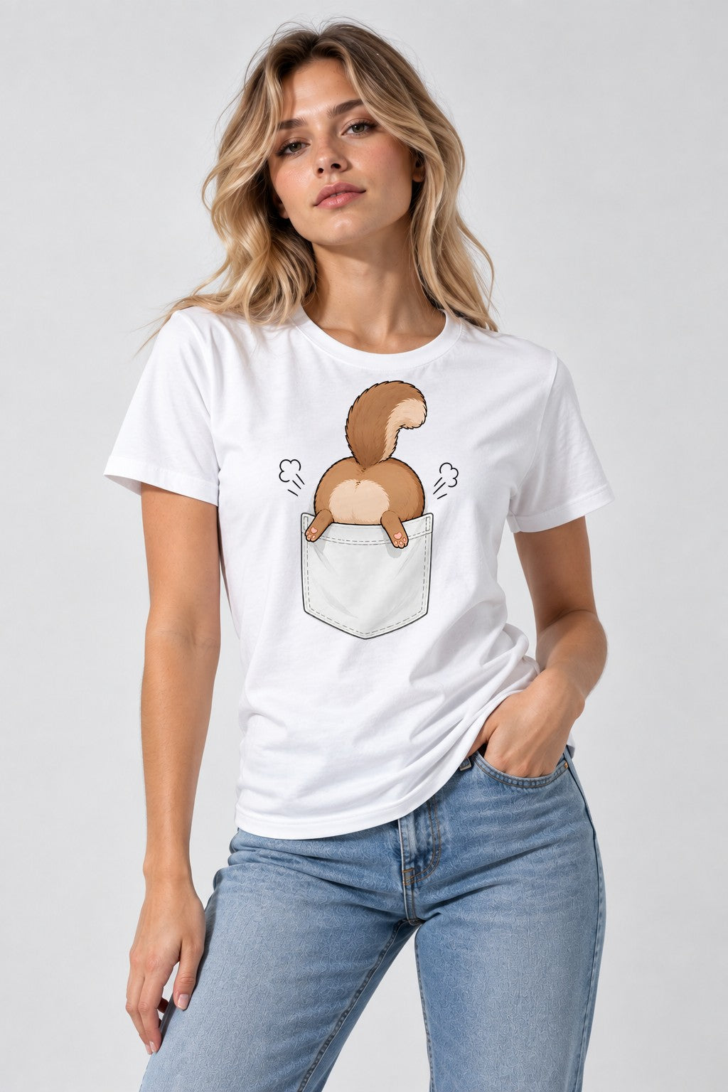 Pocket Squirrel - White