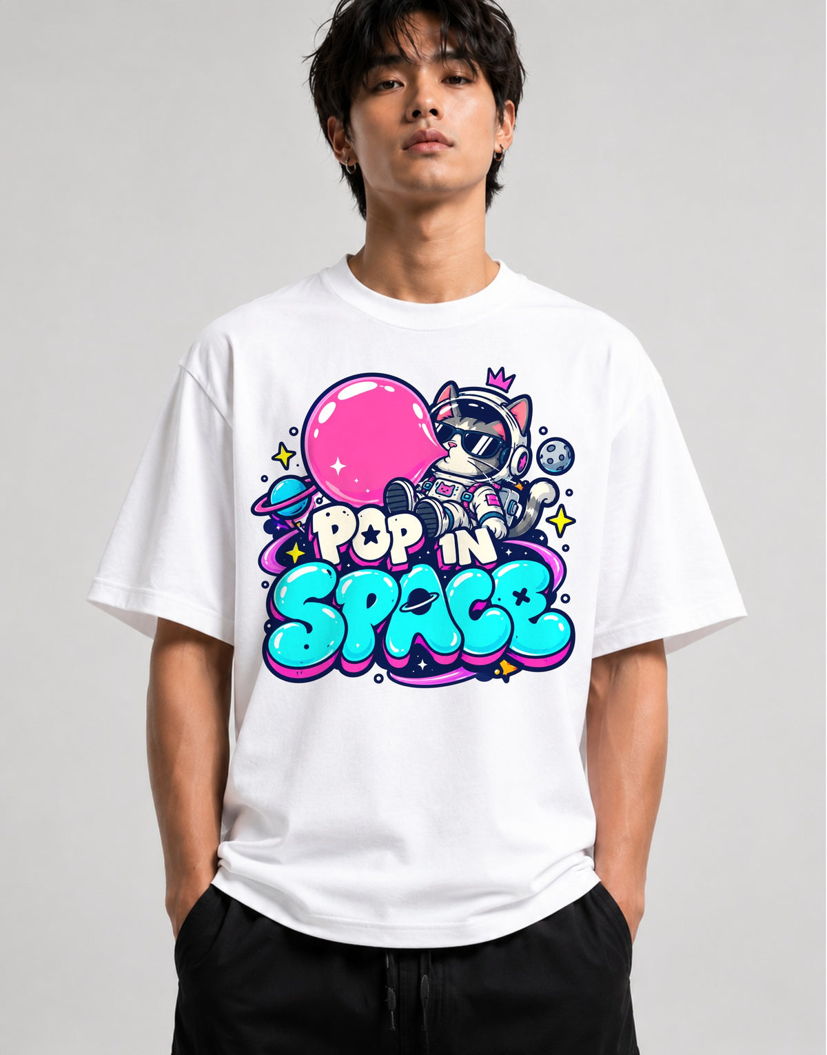 Pop In Space - White
