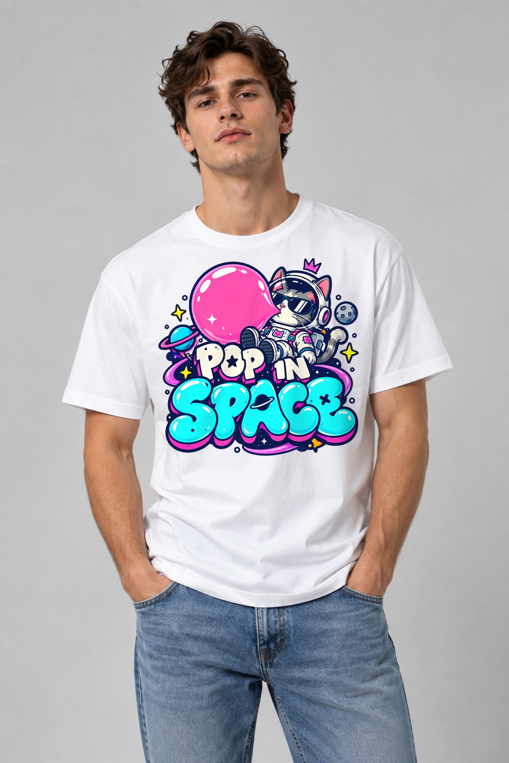 Pop In Space - White