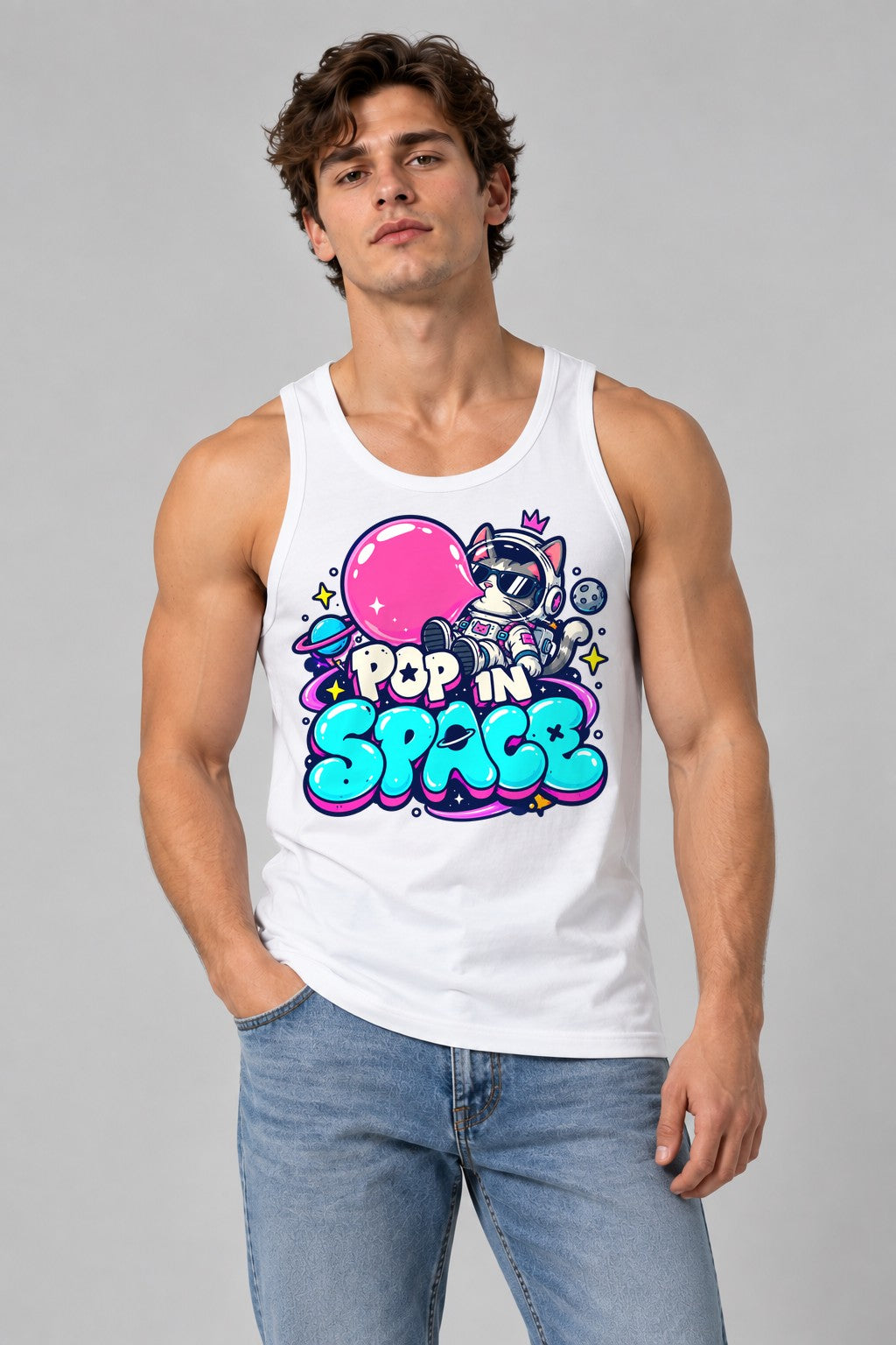 Pop In Space - White