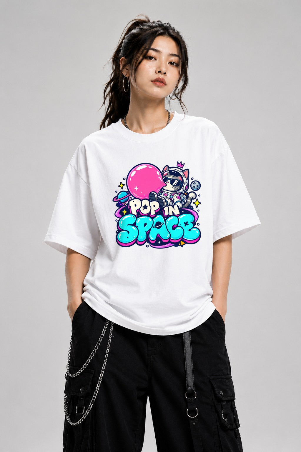 Pop In Space - White