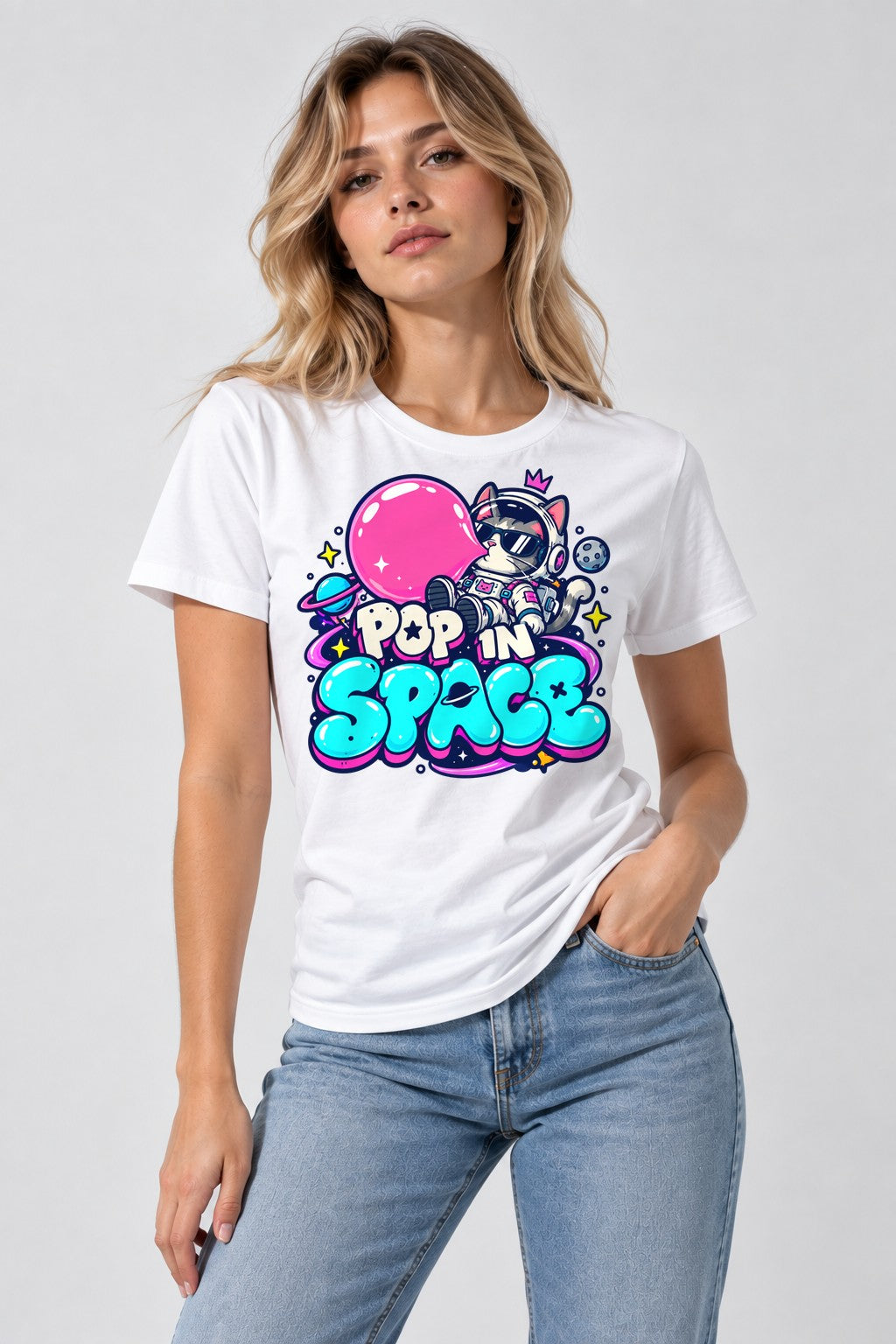 Pop In Space - White