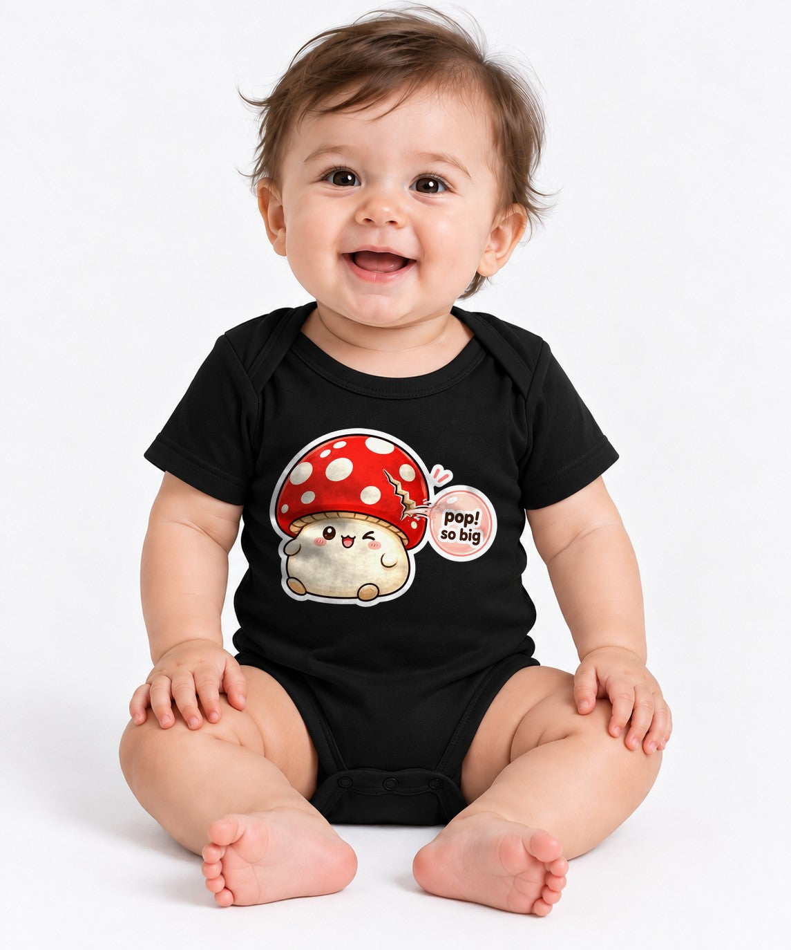 Pop So Big Mushroom - Black