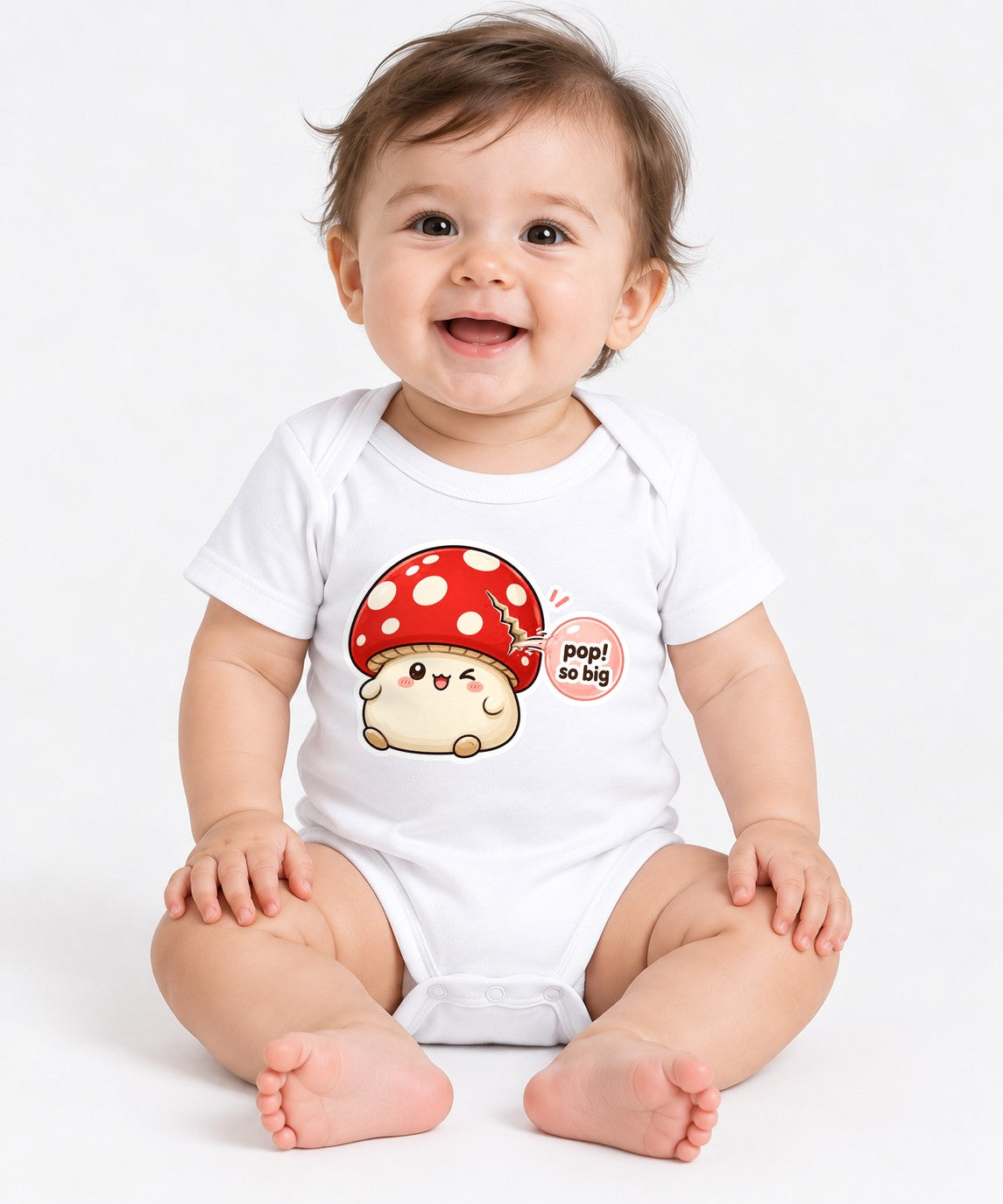Pop So Big Mushroom - White