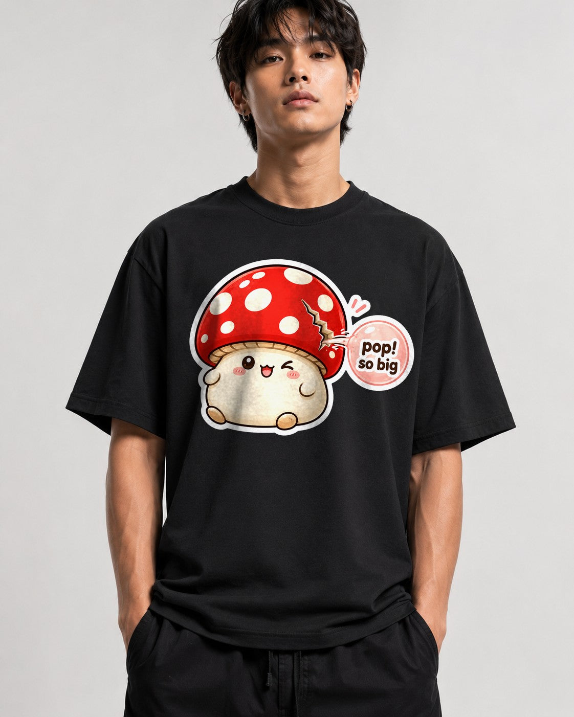 Pop So Big Mushroom - Black