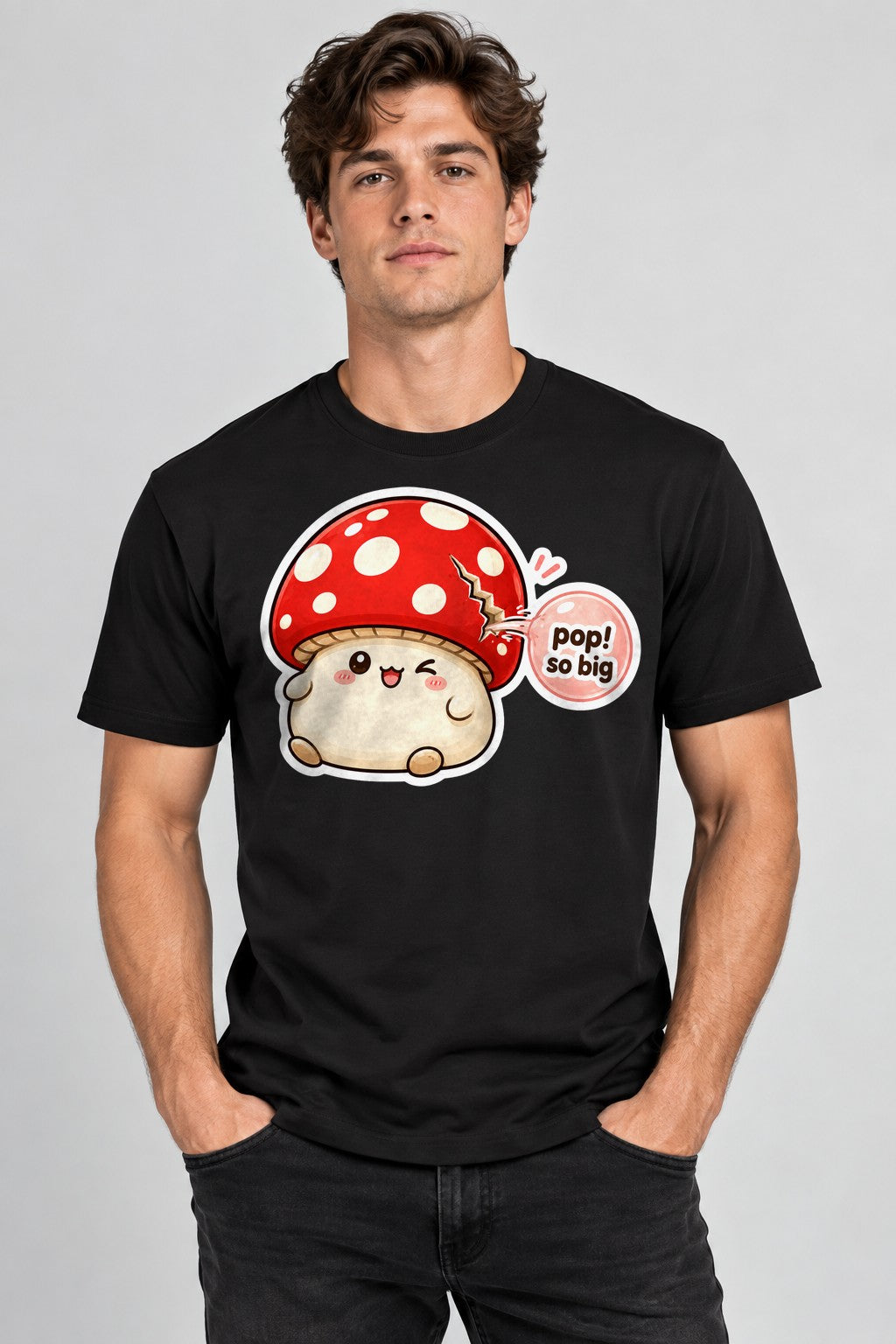 Pop So Big Mushroom - Black