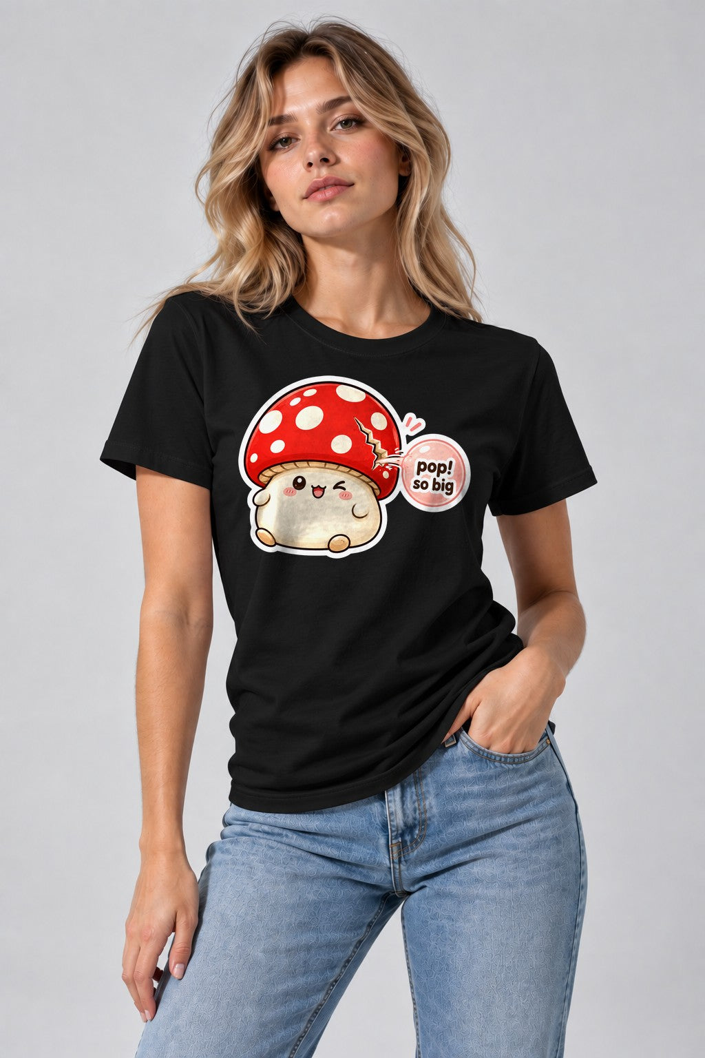 Pop So Big Mushroom - Black