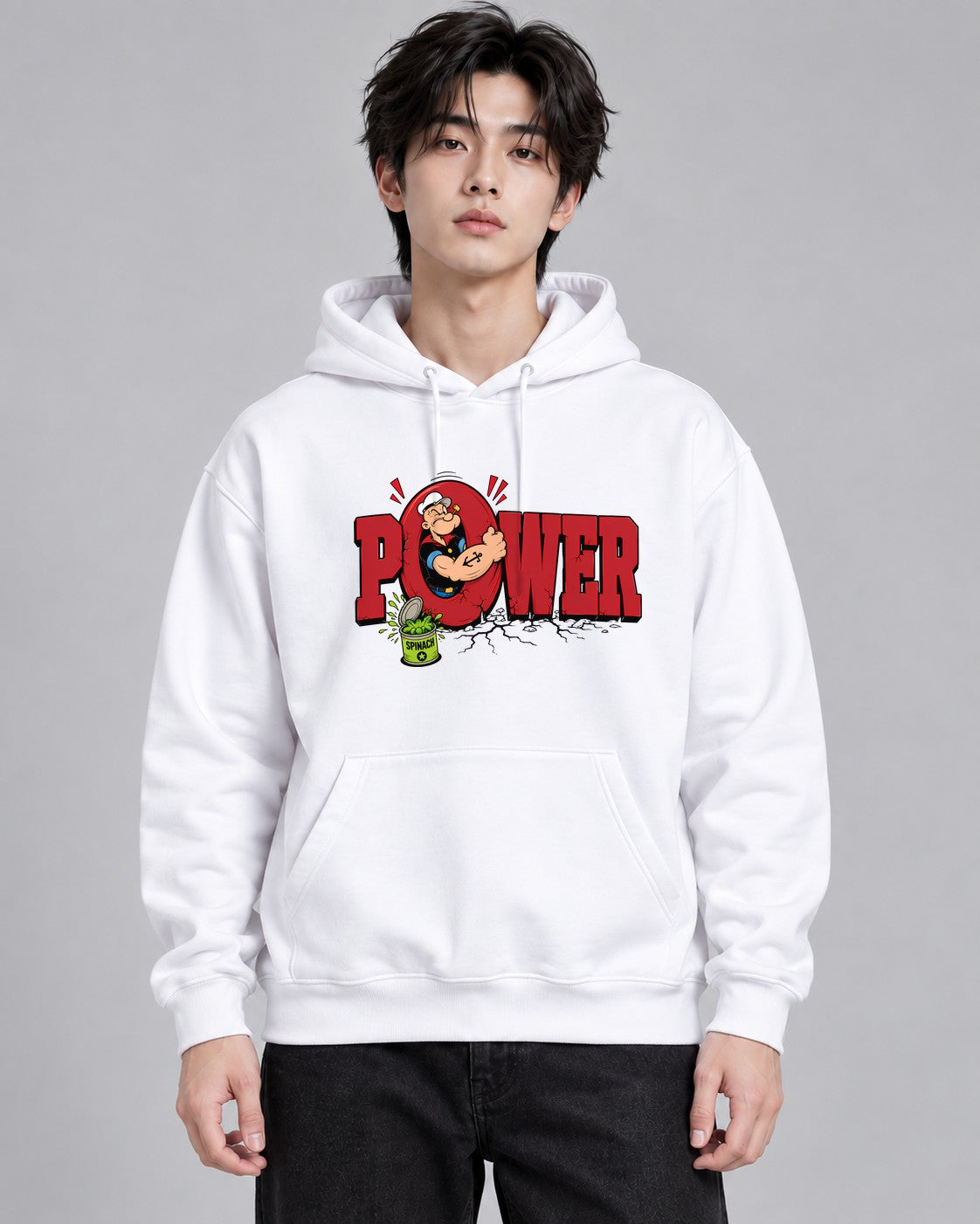 Popeye Power - White