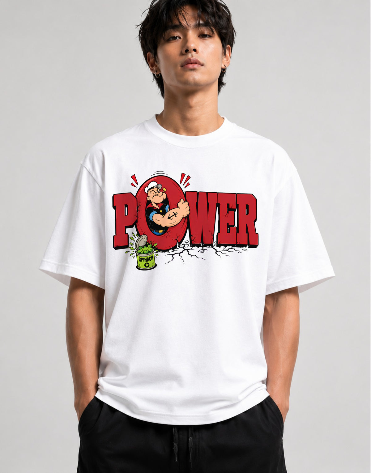 Popeye Power - White