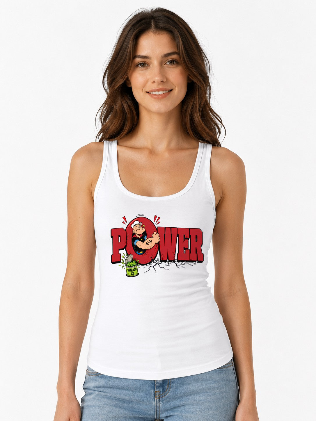 Popeye Power - White