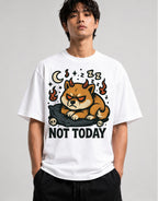 Possessed Shiba Sleep - White