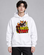 Press Start Fox - White