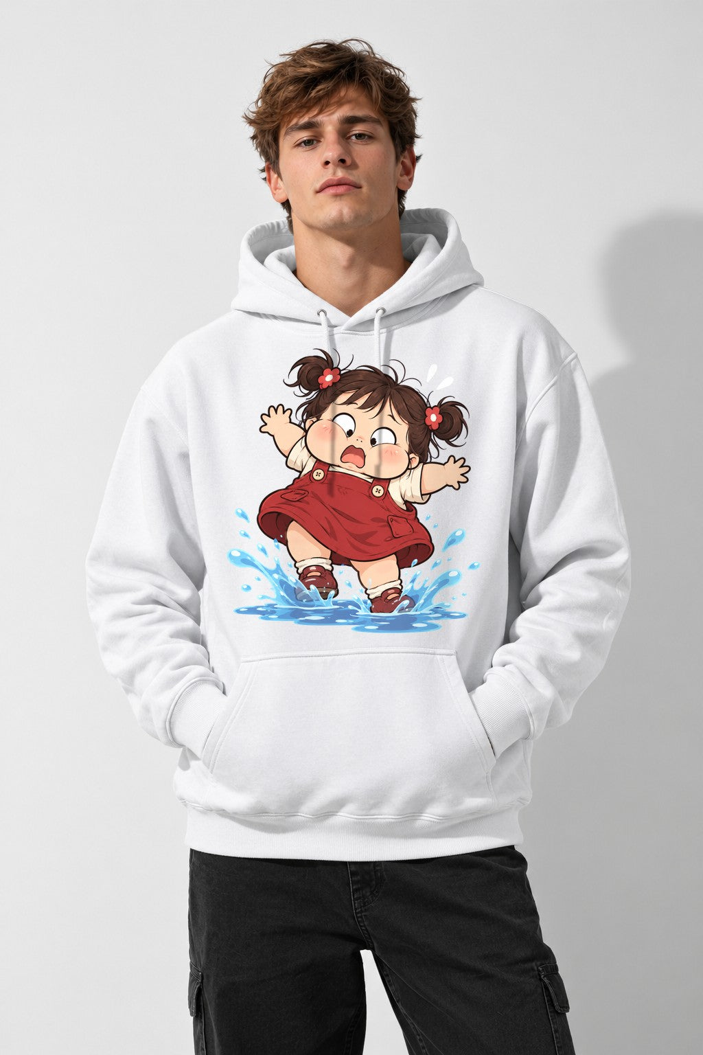Puddle Jumping Joy - White