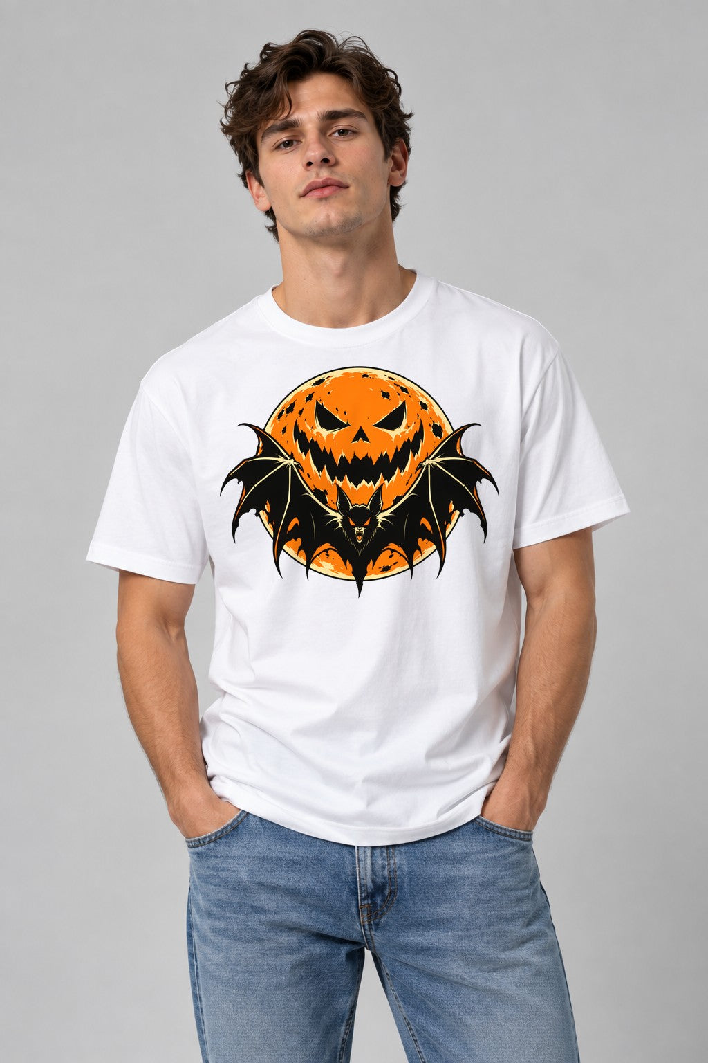 Pumpkin Bat Guardian - White