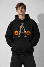 Pumpkin Deadlift Skeleton - Black
