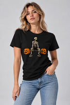 Pumpkin Deadlift Skeleton - Black