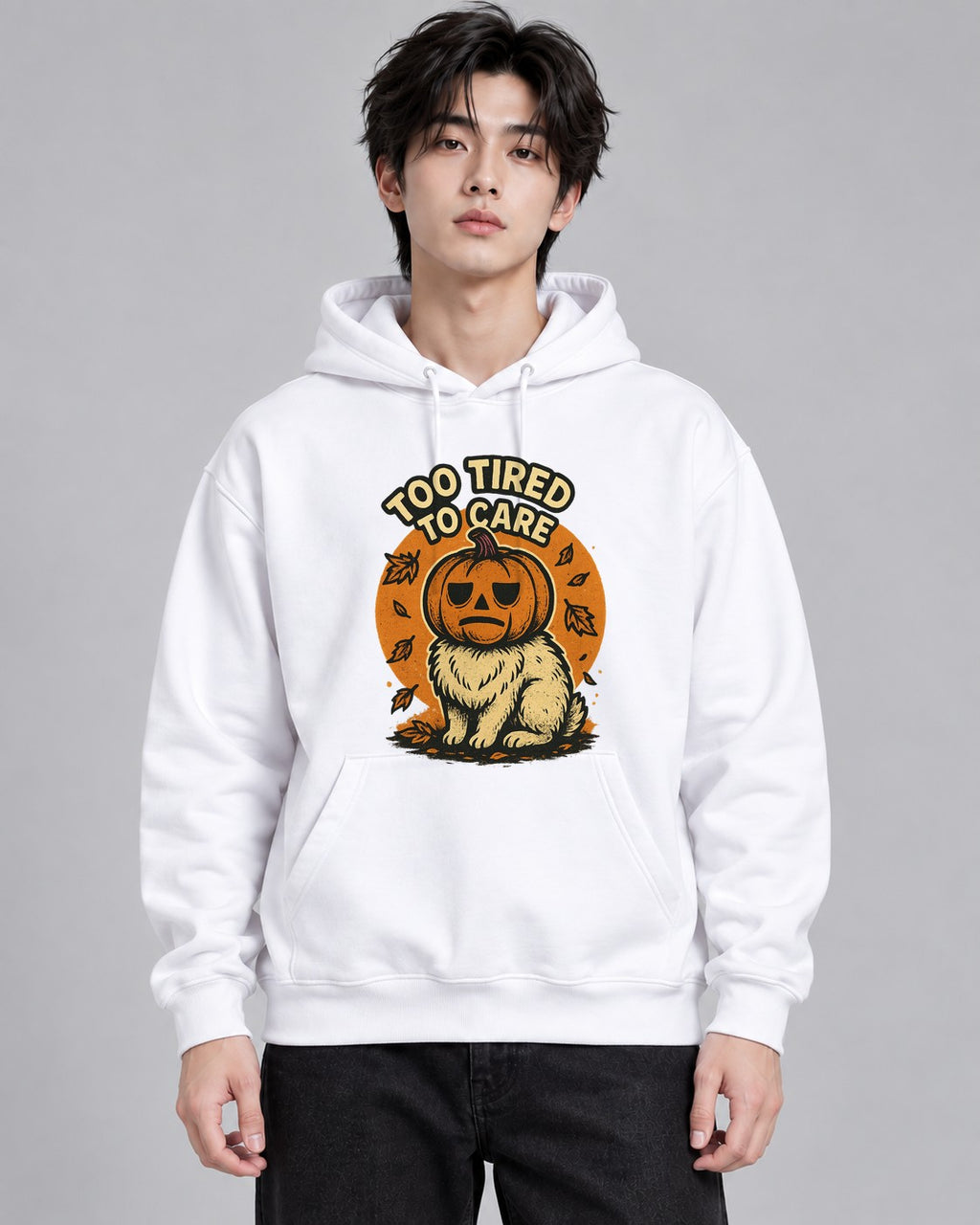 Pumpkin Head Rabbit - White