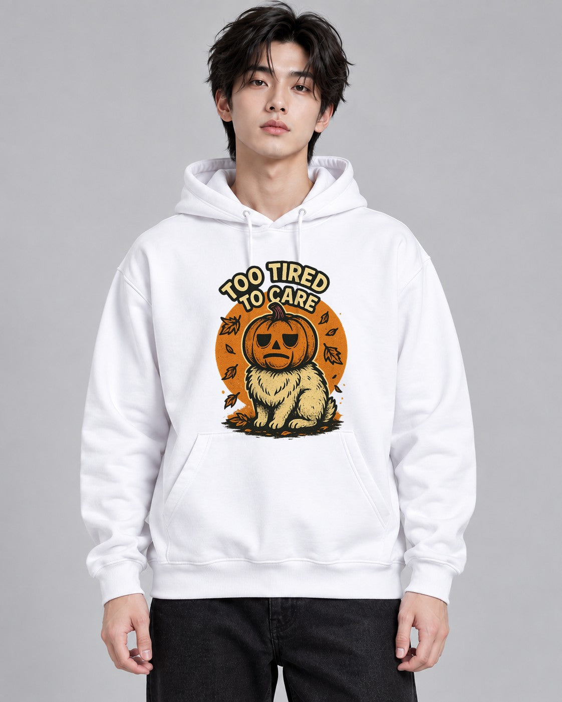 Pumpkin Head Rabbit - White