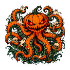 Pumpkin Octopus Monster