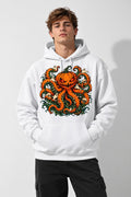 Pumpkin Octopus Monster - White