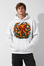 Pumpkin Octopus Monster - White